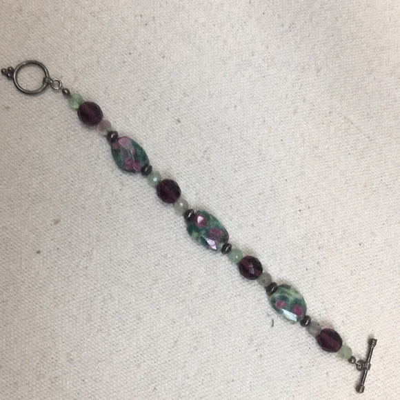 Unakite gemstone Bracelet - Picture 3 of 6